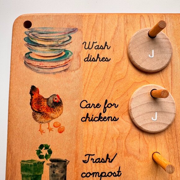 Montessori chore chart - Chicken care chart - Picture 5 of 5